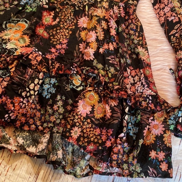 NWT Ted Baker Hendria Floral Mini Dress with Ruffle Details sz 0 - Picture 13 of 16